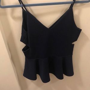 Navy blue tank top